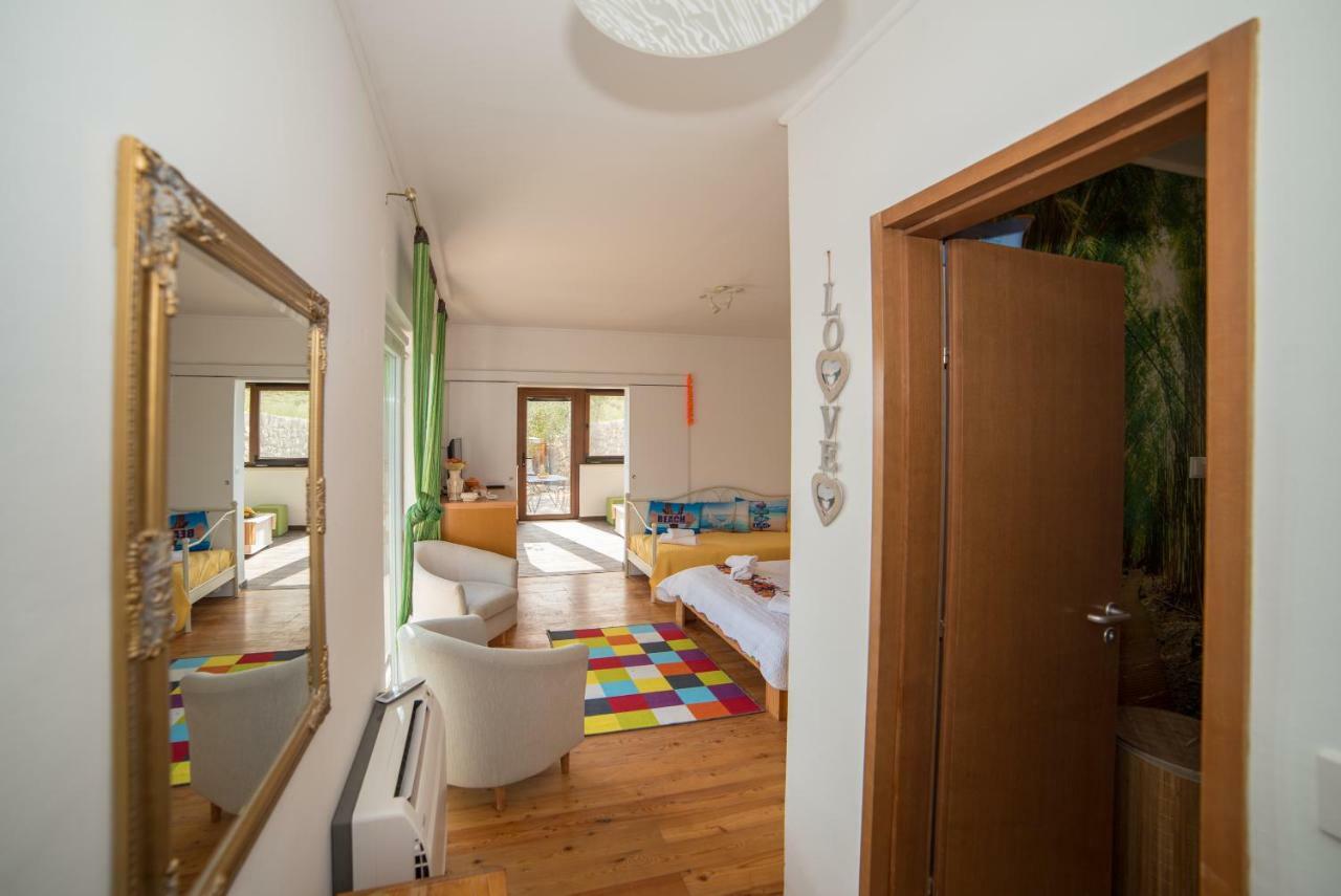 Poseydon Beach Bungalow Apartman Mlini Kültér fotó